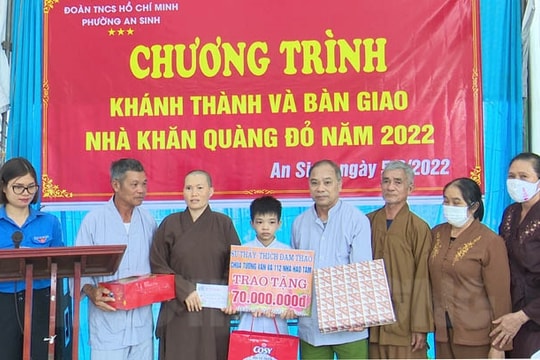 Trao nhà “khăn quàng đỏ” cho học sinh khó khăn ở phường An Sinh